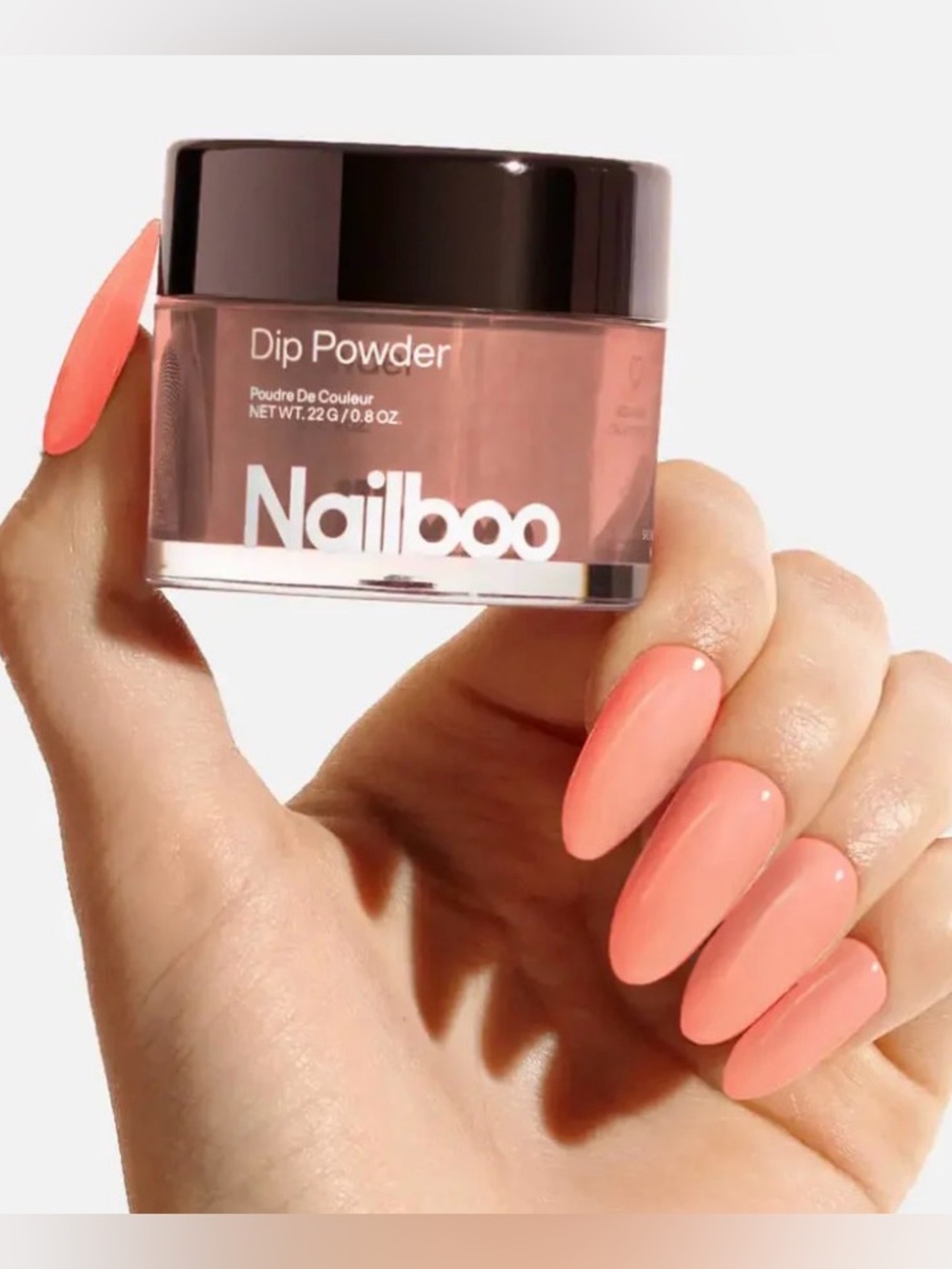 New Nailboo Bikini Blush soft pink/coral Dip Powder